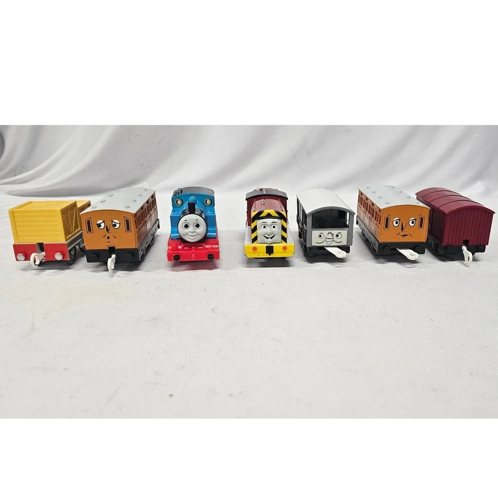 Tomy Thomas Friends Train Lot Thomas Salty Annie Clarabel Troublesome Truck 7pc